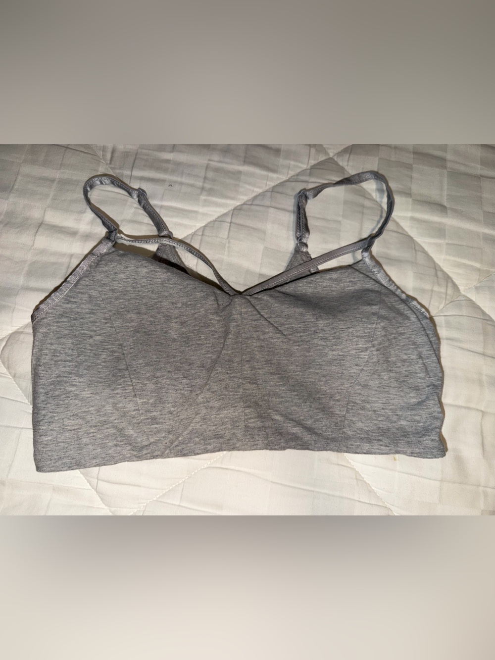 Victoria's Secret Light Gray Seamless Wireless Bralette